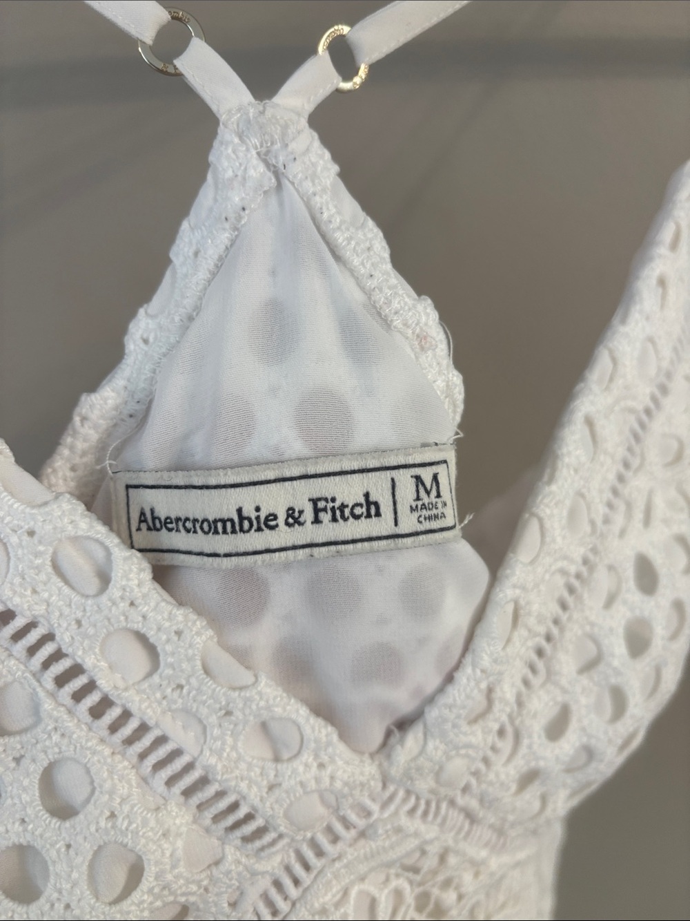 Abercrombie & Fitch White Eyelet Lace Bralette - Picture 3 of 3